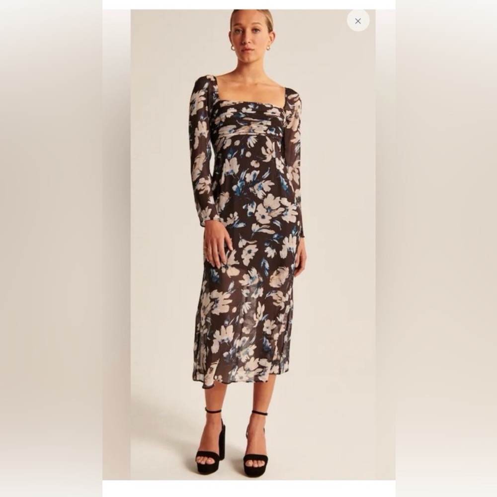 Floral Long Sleeve Dress🪷